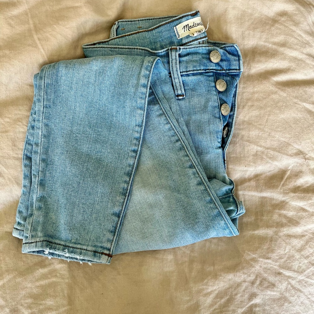 Madewell High Rise Blue Jeans with Classic Wash
